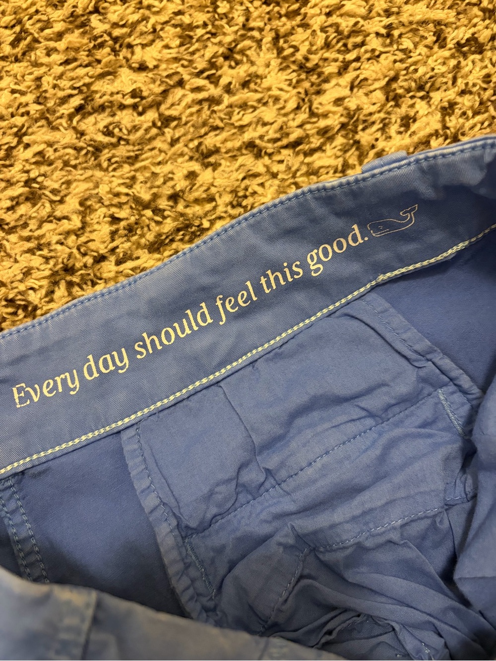 Vineyard Vines Light Blue Chino Bermuda Shorts - Picture 3 of 6